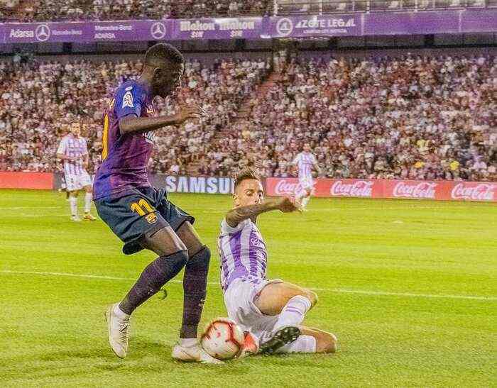 Ousmane Dembele vs Real Valladolid